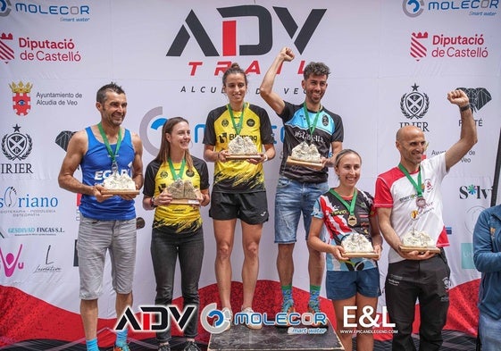 El podio al completo del Campeonato Autonómico FEMECV.