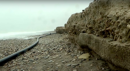 Una de las playas de Sagunto.