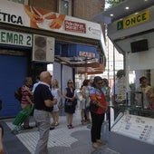 Venta de cupones de la ONCE.