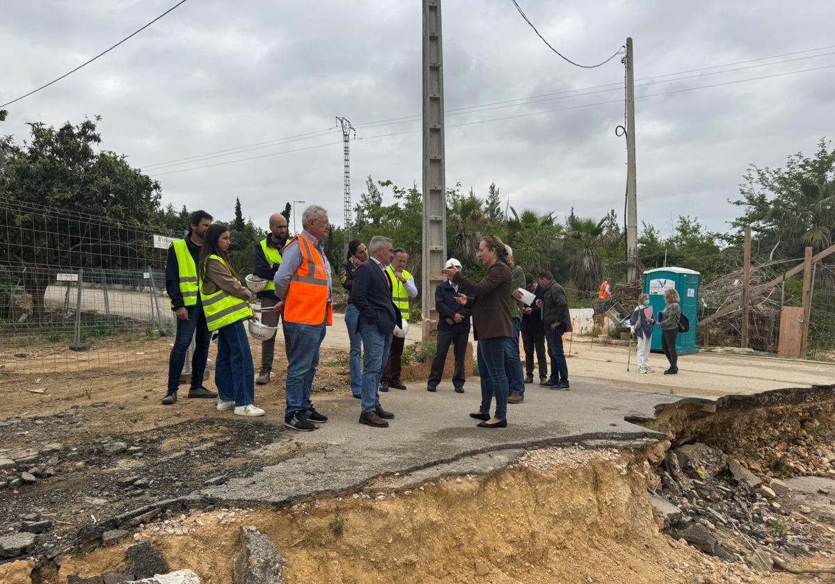 Agricultura invertirá casi un millón de euros en reparar el muro de protección de una urbanización en Godelleta
