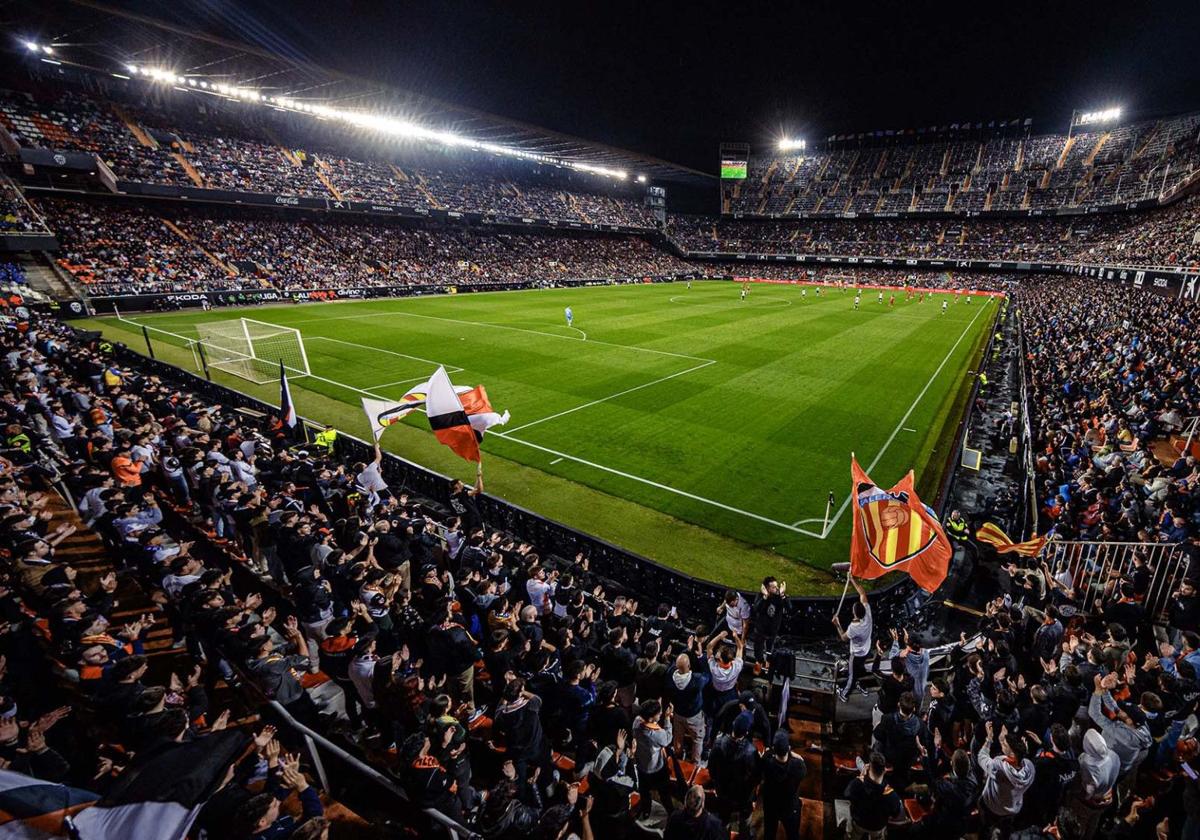 La caldera de Mestalla, en cifras: más de 700.000 espectadores esta temporada