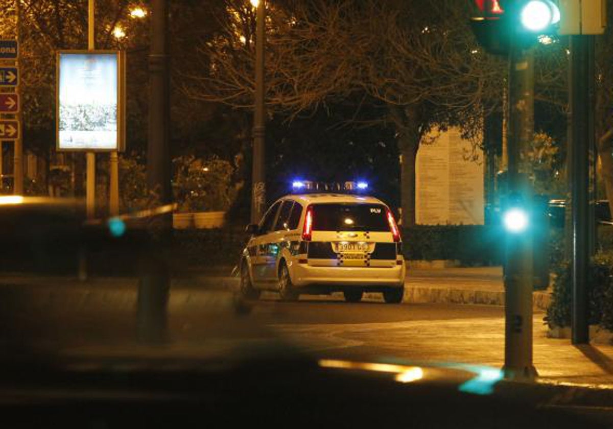 Una patrulla de la Policía Local de Valencia.