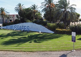 Entrada a la localidad de Almussafes.