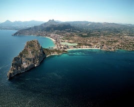 Vista aérea de Calp.