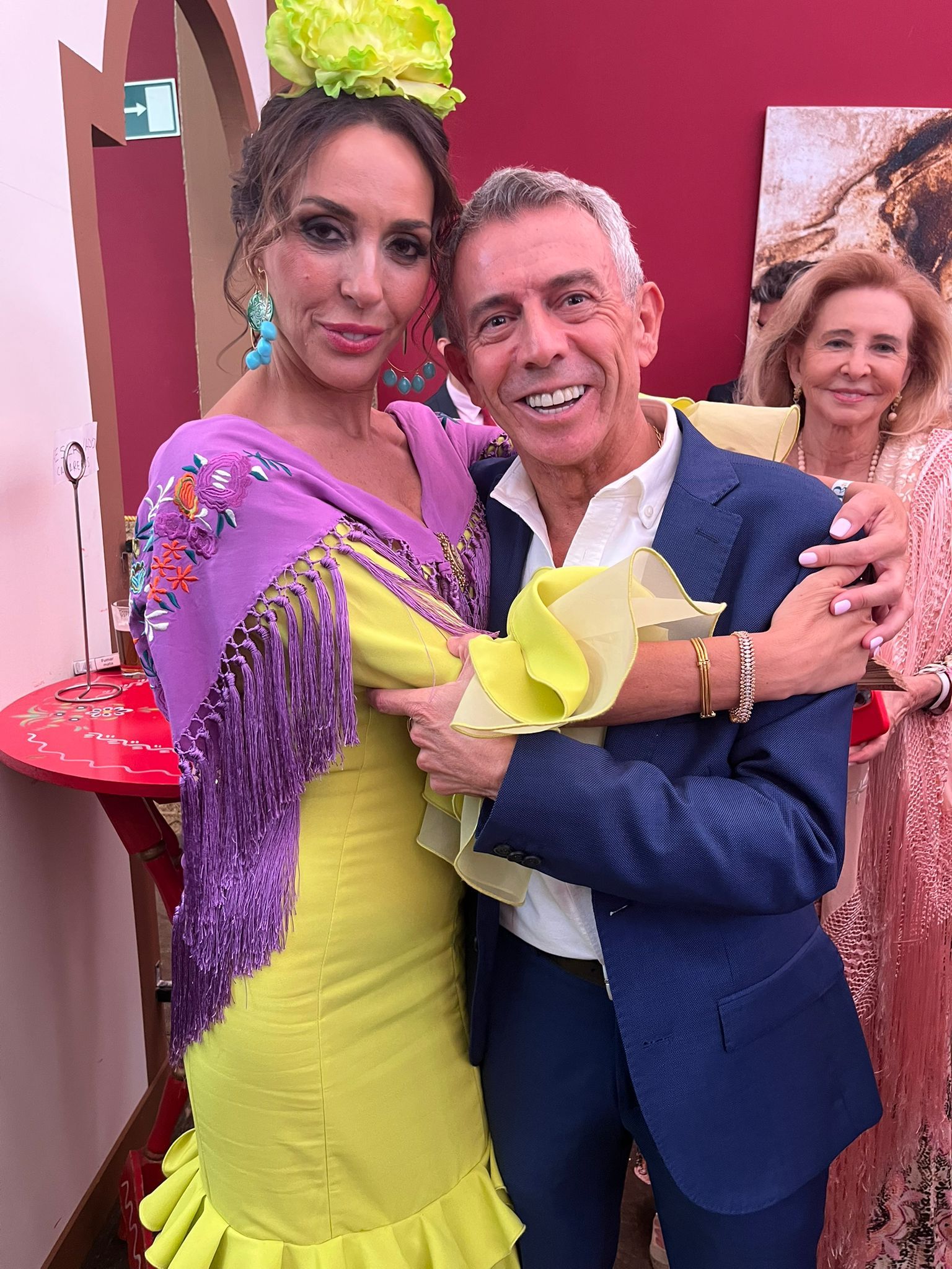 Mónica Duart y José Luis López el Turronero.
