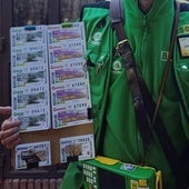 Venta de cupones de la ONCE.