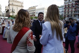 Mazón, en la Missa d'Infants.