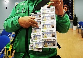 Un kiosco de la ONCE en una imagen de archivo.