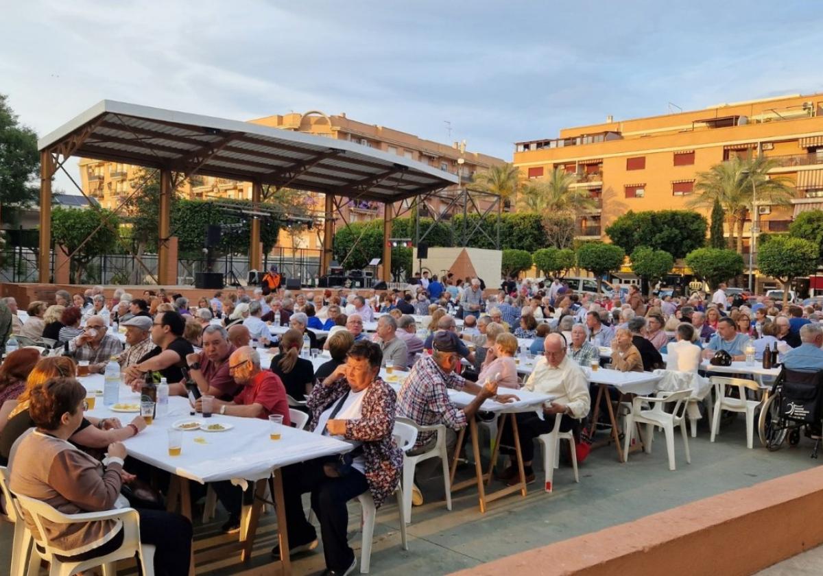 La cena de los mayoresen la primera edición de susemana, el año pasado.