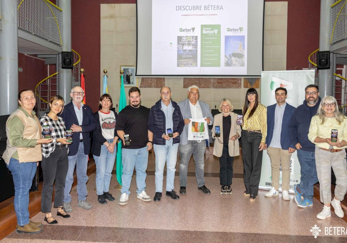 Acto de presentación de la nueva 'app' Bétera Turisme.