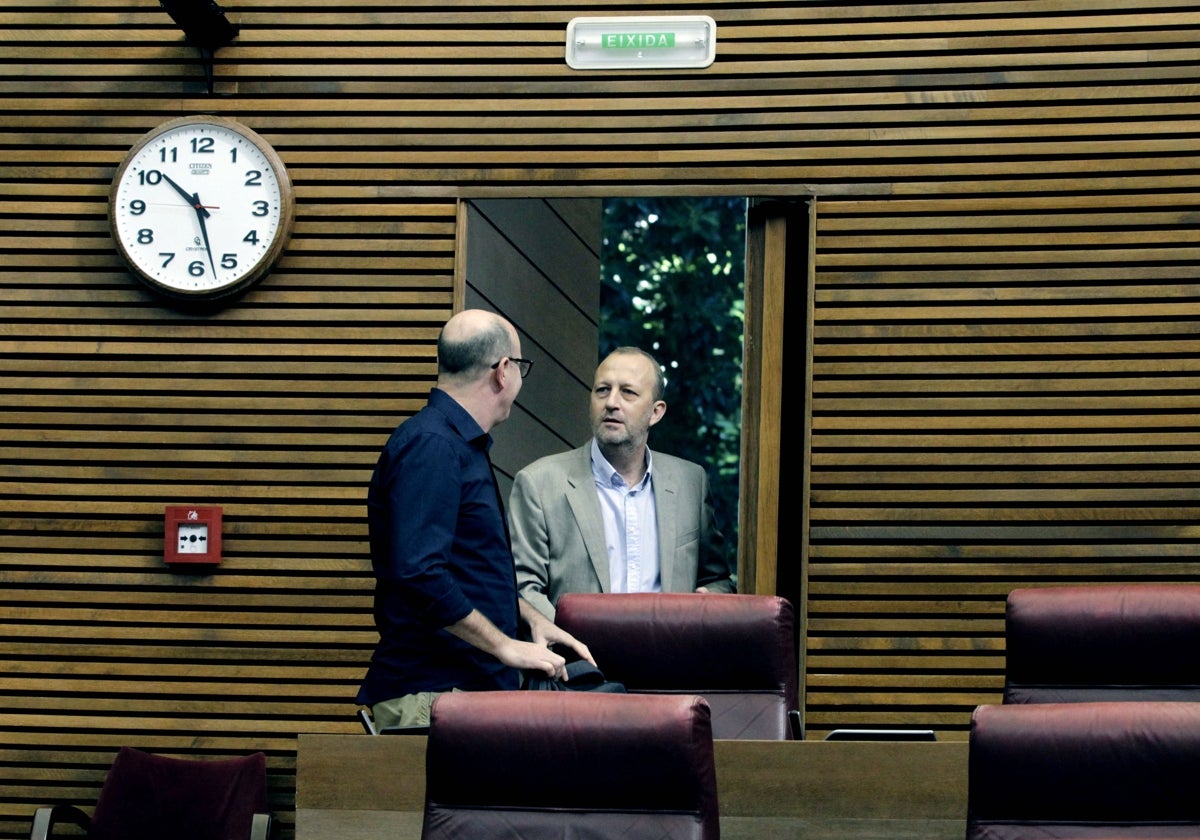 Alexis Marí, durante su etapa de diputado en Les Corts.