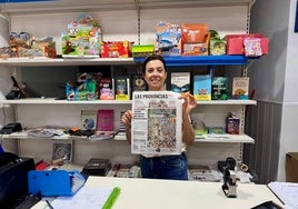 Esmeralda Olmos propietaria del Kiosko Andén.