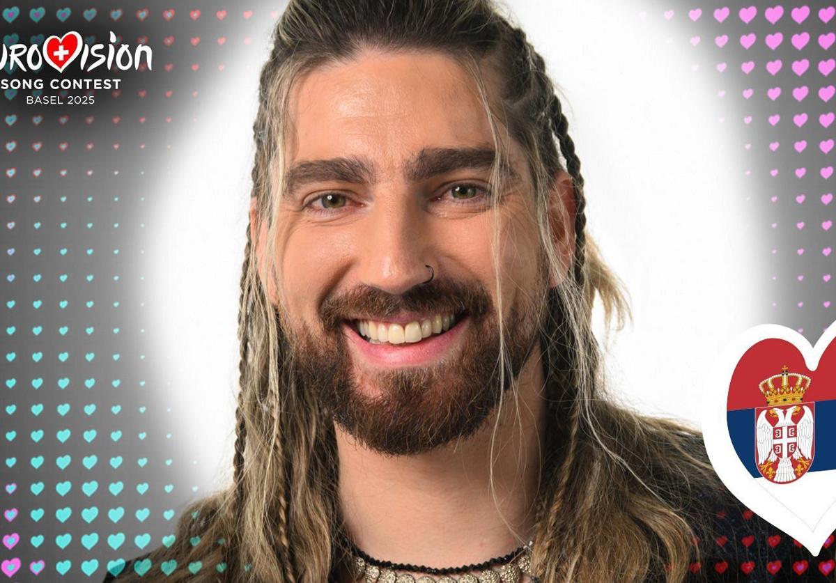Princ representa a Serbia en Eurovisión 2025.