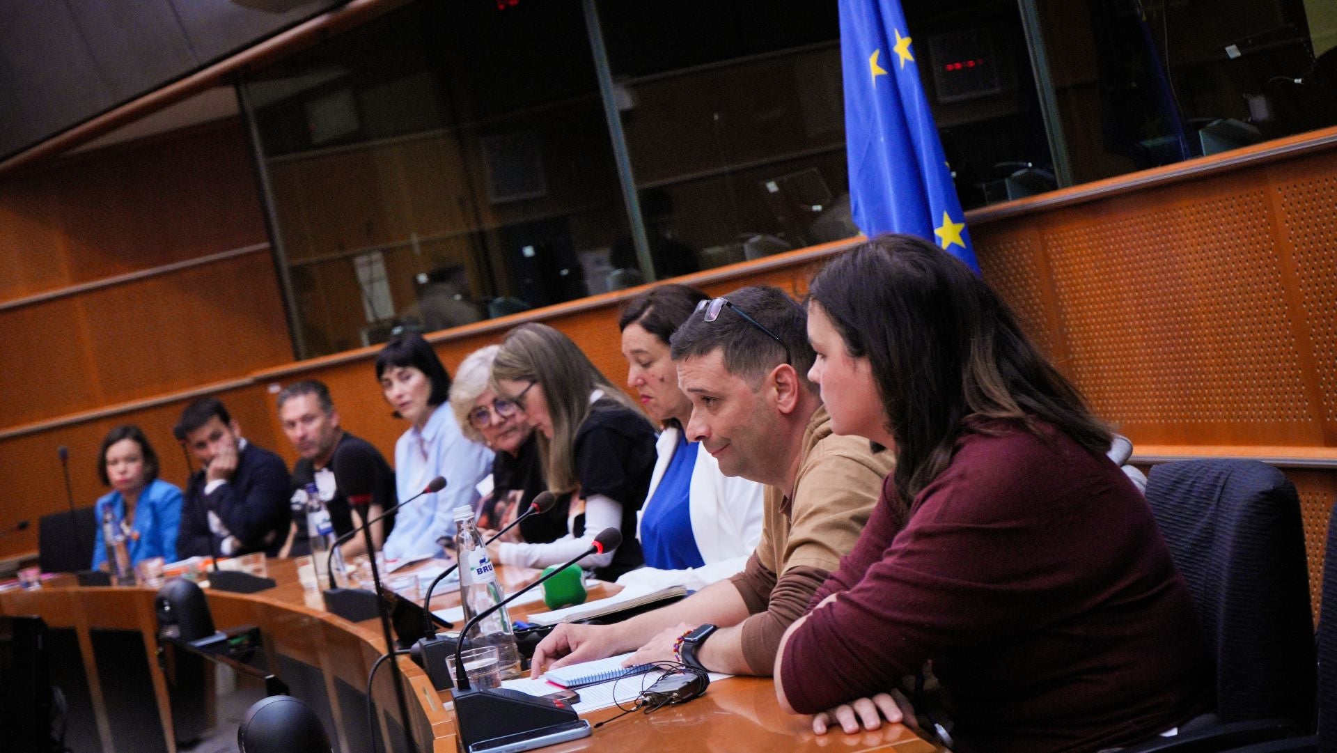 Bruselas recibe a las víctimas de la dana de Valencia