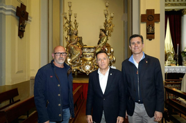 La Diputación de Castellón se compromete a mejorar el patrimonio histórico de Burriana y acometerá la restauración de la peana de Sant Blai