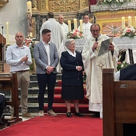 Acto de despedida de las Hijas de la Caridad de Albaida.