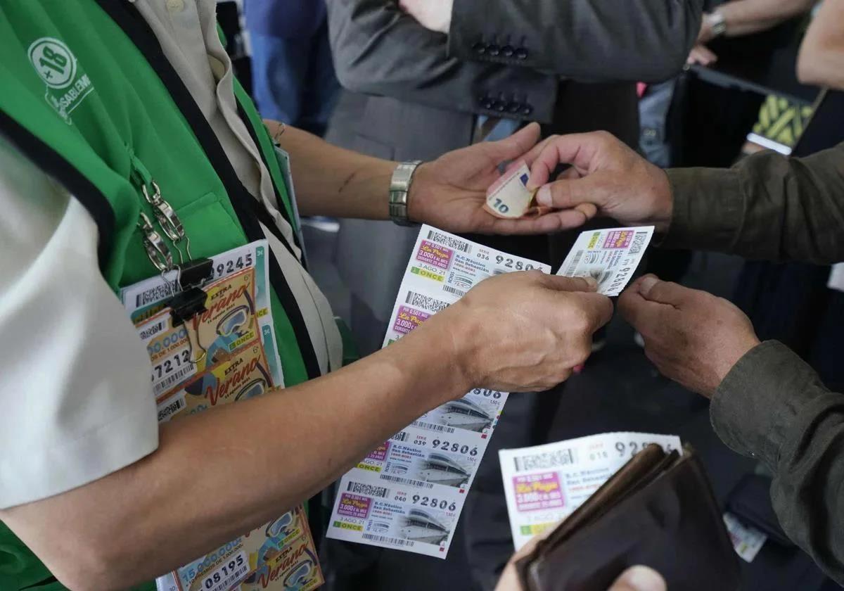 Venta Cupón Diario de la ONCE.
