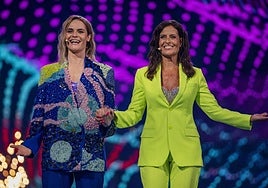 Hazel Brugger y Sandra Studer.