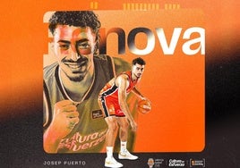 Cartel del anuncio de la renovación de Josep Puerto.