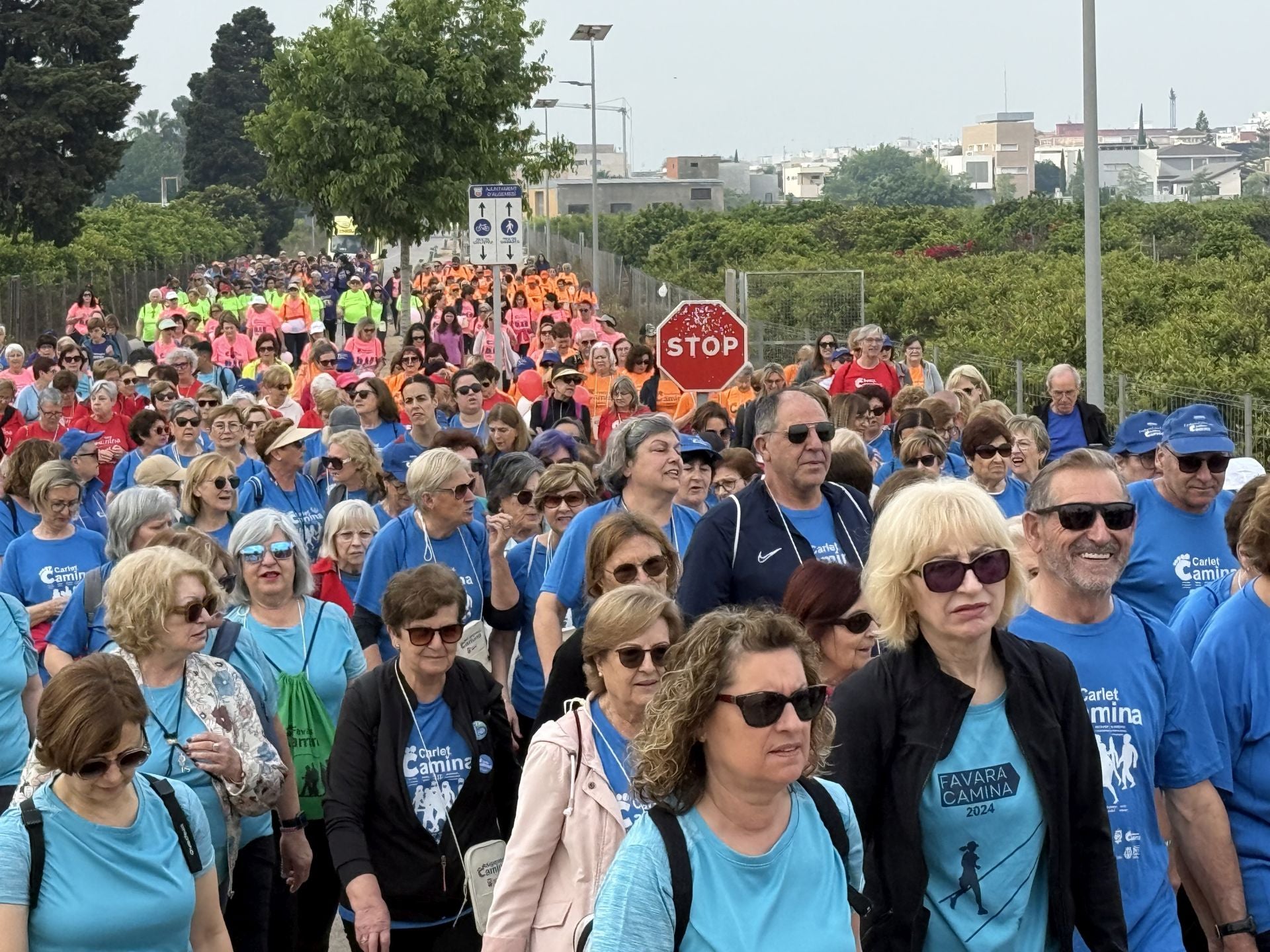 Participantes del encuentro de Ribera Camina.