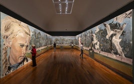 La Villa di Livia de Ydáñez, en la sala temporal del Bellas Artes de Valencia.