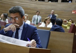 Pleno sesión de control a Carlos Mazon este jueves,15 de mayo.