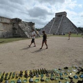 Templo de Kukulcan, uno de los más representativos de la ciudad maya de Chichén Itzá, en Mexico.