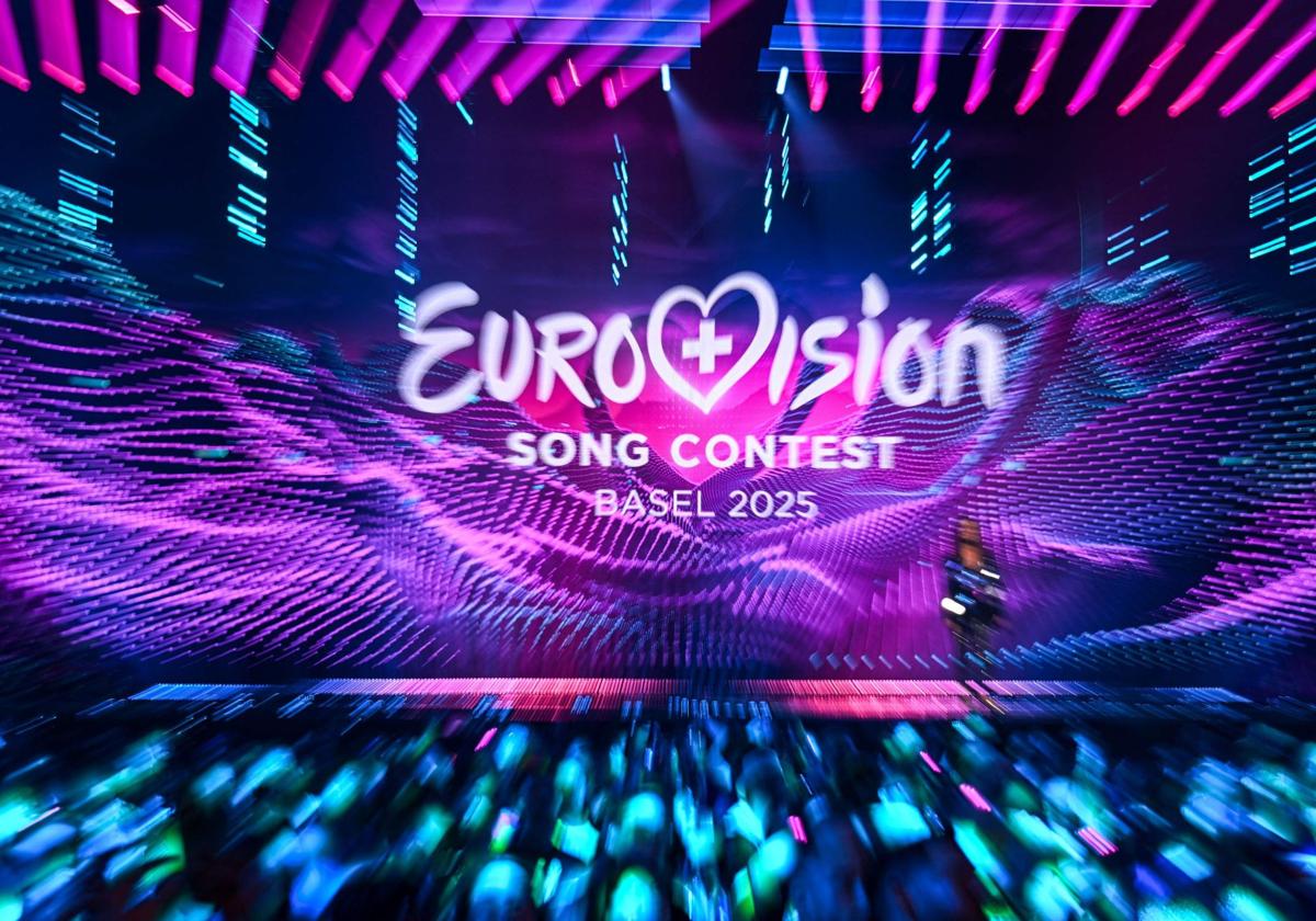 El escenario de Eurovisón 2025.