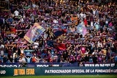 La grada del Ciutat de València, ante el Albacete.