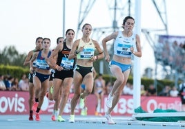 Carla Masip, en el transcurso de una prueba.