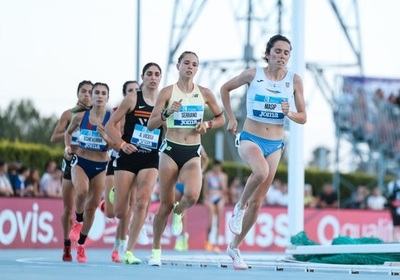 Carla Masip, en el transcurso de una prueba.