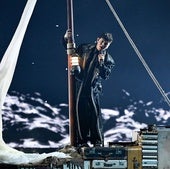 JJ, durante su interpretación en Eurovisión