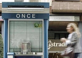 Un kiosco de la ONCE en una imagen de archivo.