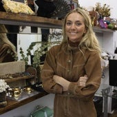 Rocío Sanchis en su tienda ubicada en Madrid.
