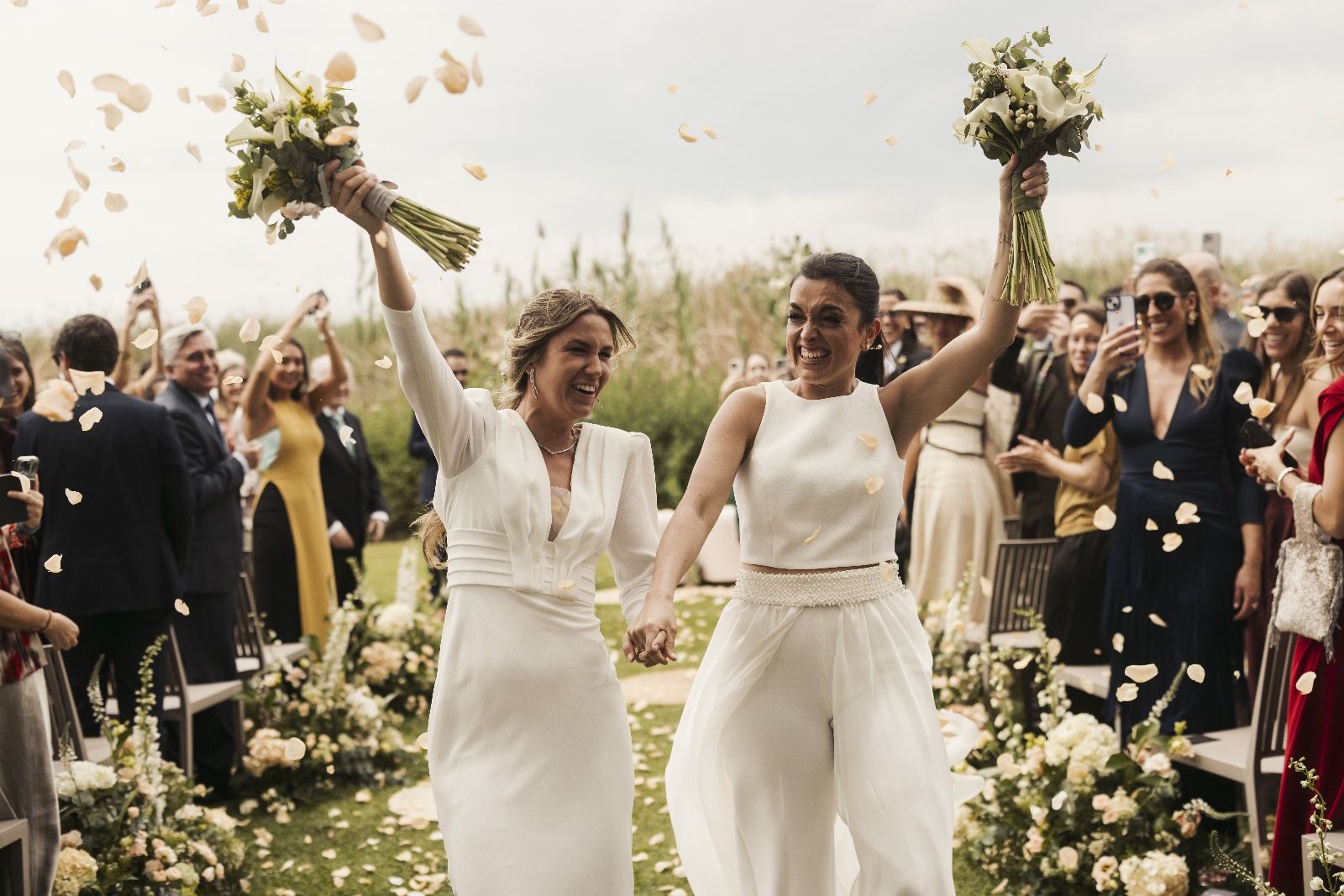 Las imágenes de la boda de Carolina y María en la Albufera