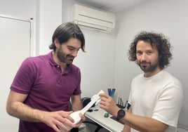 Juan Enrique Aguilar, socio y CTO y Pablo Gonzálvez, CEO en EBHealth3.