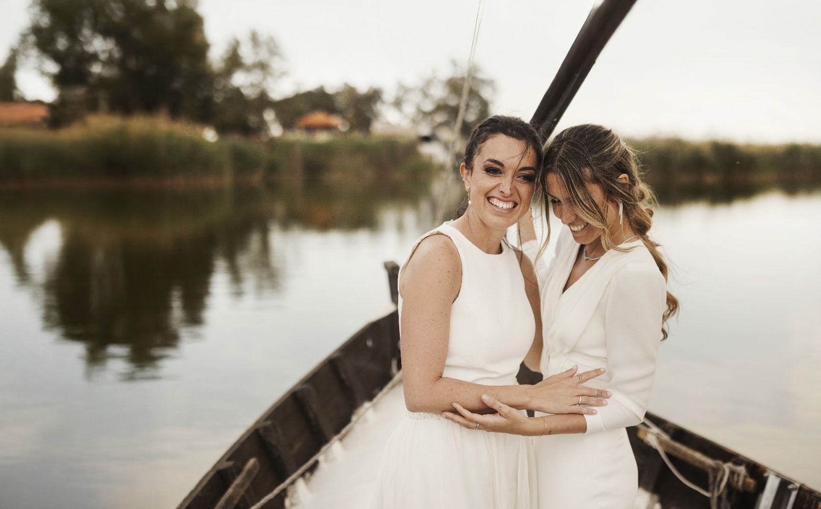 Las imágenes de la boda de Carolina y María en la Albufera