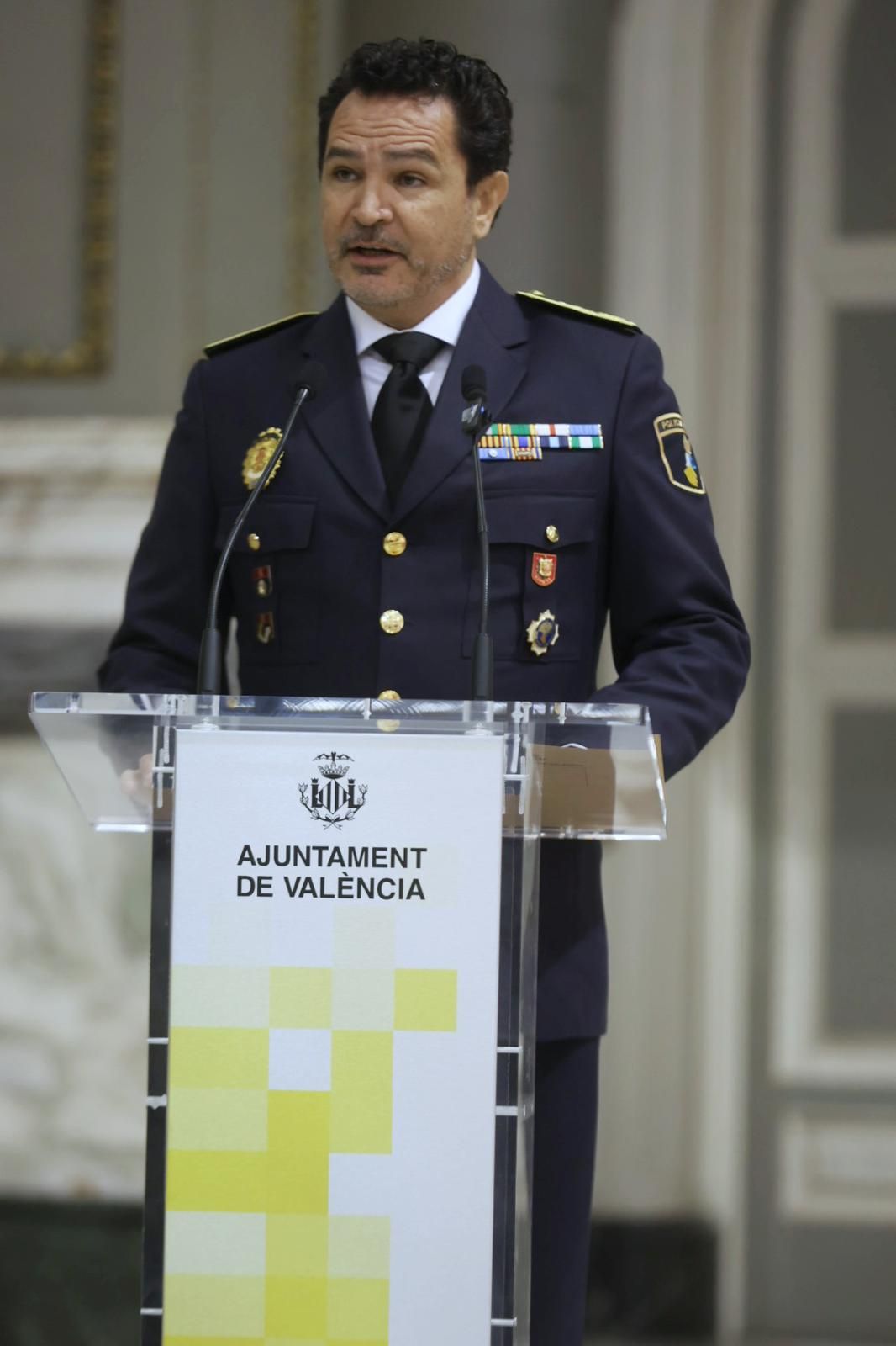 Toma de posesión de Ángel Albendín, nuevo jefe de la Policía Local de Valencia