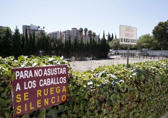 Instalaciones de la antigua Hípica de Valencia.