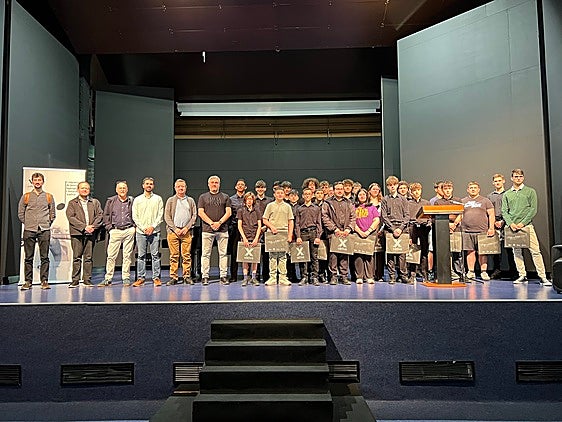 Participantes en la modalidad de viento-metal.