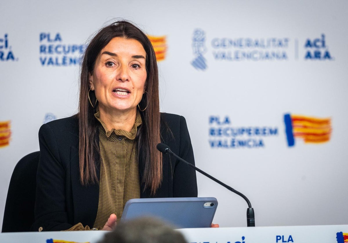 La consellera de Hacienda, Ruth Merino.