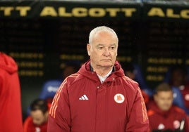 Claudio Ranieri, durante un partido de la Roma de esta temporada.