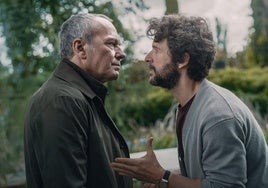José Coronado y Diego Martín en una de las escenas de 'Legado'.