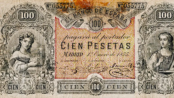 El billete de 100 pesetas que puede hacerte rico: se subasta por más de 8.000 euros