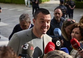 Mompó, en la Ciudad de la Justicia.