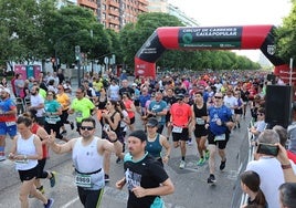 Salida de una de las pruebas del Circuit de Carreres Populars Caixa Popular Ciutat de Valencia.