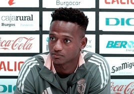 Anderson Arroyo, en rueda de prensa.