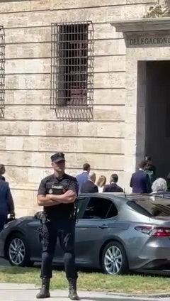 Así ha sido la llegada de Sánchez a Valencia