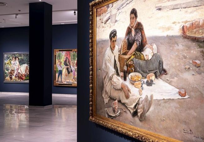 En primer término, la obra 'Las Doce' (1892), de Cecilio Pla, procedente del Museo Nacional del Prado