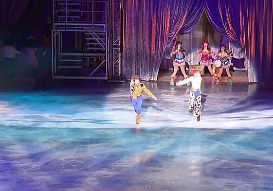 Un momento del espectáculo de Disney on Ice.